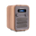 Radio i budzik Denver Radio retro DAB+/FM Denver DAB-48 drewno+szary front
